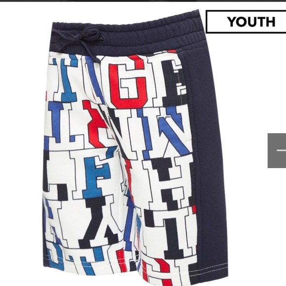 Tommy Hilfiger Youth Boys' Tolstoy Printed Knit Shorts - Classic White/Multi - Picture 5 of 10